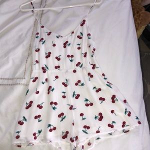 LF CHERRY ROMPER